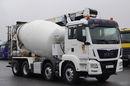 MAN TGS 32.400 / 8x4 / GRUSZKA + TAŚMA BELT T40 / BETONOMIESZARKA / 8m3 / UAL / EURO 6  zdjęcie 8