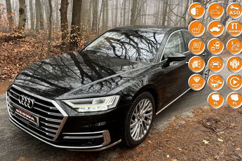 Audi A8 Lift3.0tdi Quattro salon PL 1 wł bezwypadkowy full serwis f-k Vat 23%