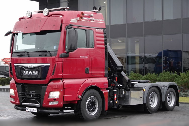 MAN TGX 28.480 / 3 Osiowy CIĄGNIK + HDS HMF 2120 / 6x2 / OS PODNOSZONA / 5x WYSÓW - 14.7 M / UDŹWIG - 4000 KG / STEROWANIE RADIOWE / 4 PODPORY / EURO 6 / PO KONTRAKCIE SERWISOWYM zdjęcie 13