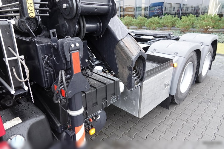 MAN TGX 28.480 / 3 Osiowy CIĄGNIK + HDS HMF 2120 / 6x2 / OS PODNOSZONA / 5x WYSÓW - 14.7 M / UDŹWIG - 4000 KG / STEROWANIE RADIOWE / 4 PODPORY / EURO 6 / PO KONTRAKCIE SERWISOWYM zdjęcie 22