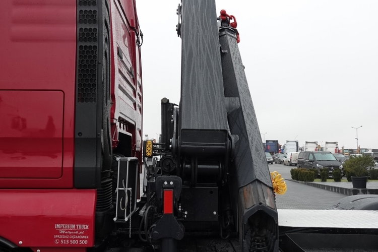 MAN TGX 28.480 / 3 Osiowy CIĄGNIK + HDS HMF 2120 / 6x2 / OS PODNOSZONA / 5x WYSÓW - 14.7 M / UDŹWIG - 4000 KG / STEROWANIE RADIOWE / 4 PODPORY / EURO 6 / PO KONTRAKCIE SERWISOWYM zdjęcie 33