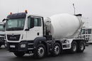 MAN / TGS 32.360 / 8X4 / BETONOMIESZARKA / GRUSZKA LIEBHERR / 9 m3 / OPONY 100% / EURO 6  zdjęcie 1