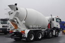 MAN / TGS 32.360 / 8X4 / BETONOMIESZARKA / GRUSZKA LIEBHERR / 9 m3 / OPONY 100% / EURO 6  zdjęcie 6