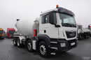 MAN / TGS 32.360 / 8X4 / BETONOMIESZARKA / GRUSZKA LIEBHERR / 9 m3 / OPONY 100% / EURO 6  zdjęcie 7