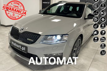 Skoda Octavia RS 2.0 TDI 184KM DSG LED AppleCar Bi-Xenon Duża Navi Nardo Grey Black