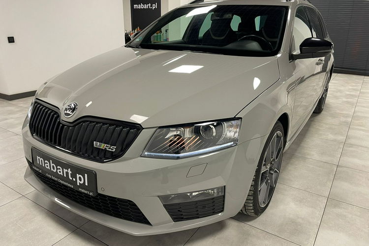 Skoda Octavia RS 2.0 TDI 184KM DSG LED AppleCar Bi-Xenon Duża Navi Nardo Grey Black zdjęcie 7