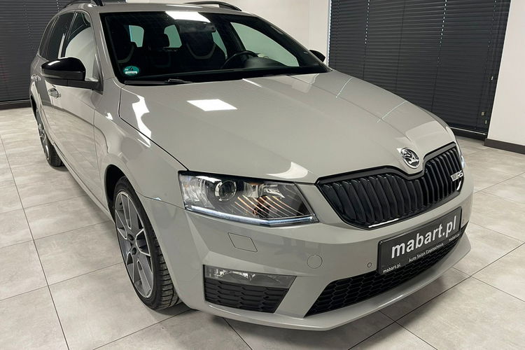 Skoda Octavia RS 2.0 TDI 184KM DSG LED AppleCar Bi-Xenon Duża Navi Nardo Grey Black zdjęcie 9