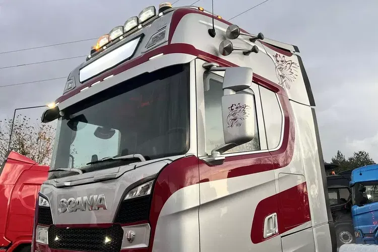 Scania S730 V8 4X2 2018 PEŁNA OPCJA 650Tkm cała na poduszce trux alcoa zdjęcie 16