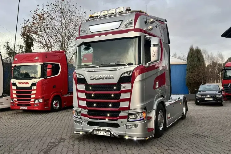 Scania S730 V8 4X2 2018 PEŁNA OPCJA 650Tkm cała na poduszce trux alcoa zdjęcie 30