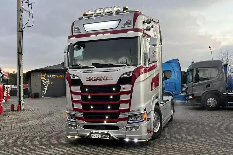 Scania S730 V8 4X2 2018 PEŁNA OPCJA 650Tkm cała na poduszce trux alcoa zdjęcie 7