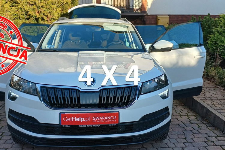 Skoda Karoq 4x4 DSG 2.0 Tdi 190 KM F.VAT 23% Salon PL 69800 netto Serwis tylko ASO zdjęcie 1