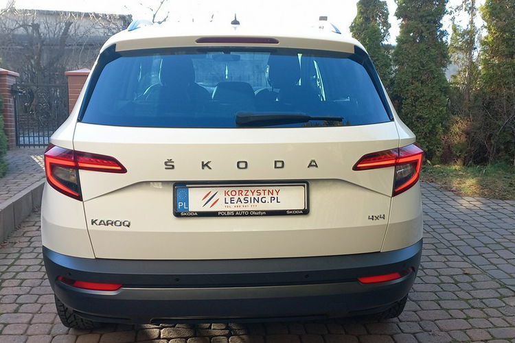 Skoda Karoq 4x4 DSG 2.0 Tdi 190 KM F.VAT 23% Salon PL 69800 netto Serwis tylko ASO zdjęcie 24