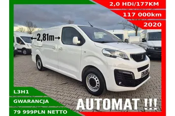 Peugeot Expert L3H1 79999zł NETTO ExtraLong 2.0HDi/177KM