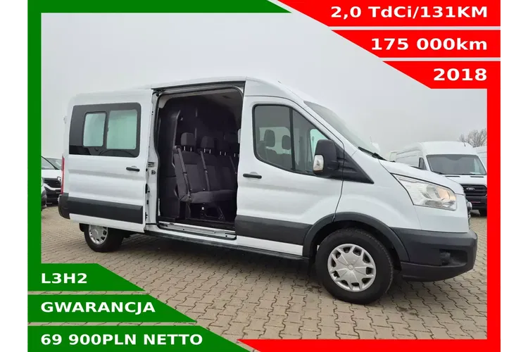 Ford Transit L3H2 Brygadówka 7 osób 69900zł NETTO 2.0TdCi/131KM zdjęcie 1