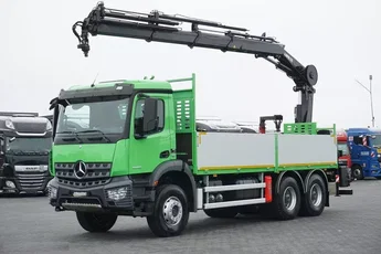 Mercedes / AROCS / 2636 / 6 X 4 / SKRZYNIOWY + HDS / HIAB 232 E - 6 / WYS. 17.2 M