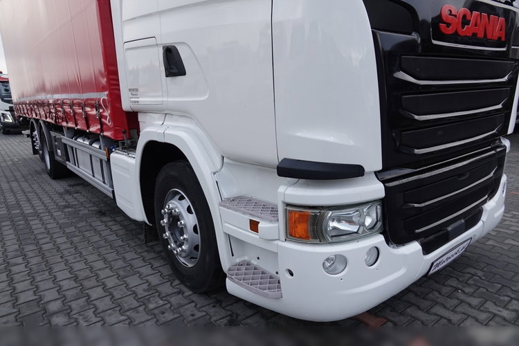 Scania G 320 / 6x2 / FIRANKA- 9 M / + WINDA ZAŁADOWCZA / EURO 6 / oś skrętna i podnoszona / BARDZO MOCNA PODŁOGA SZYNA-DESKA  zdjęcie 9