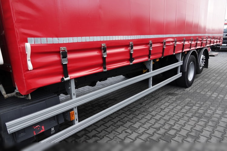 Scania G 320 / 6x2 / FIRANKA- 9 M / + WINDA ZAŁADOWCZA / EURO 6 / oś skrętna i podnoszona / BARDZO MOCNA PODŁOGA SZYNA-DESKA  zdjęcie 11