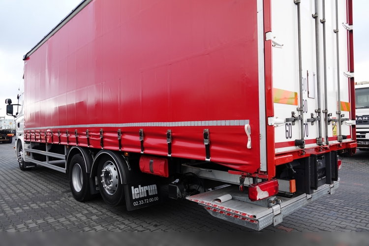 Scania G 320 / 6x2 / FIRANKA- 9 M / + WINDA ZAŁADOWCZA / EURO 6 / oś skrętna i podnoszona / BARDZO MOCNA PODŁOGA SZYNA-DESKA  zdjęcie 13