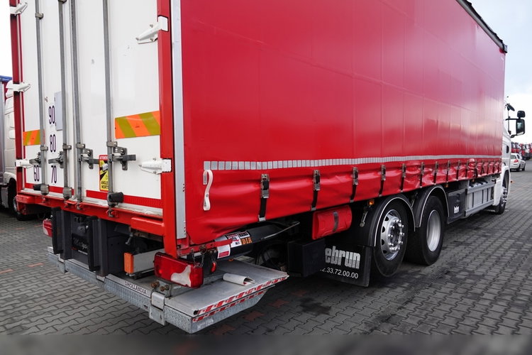 Scania G 320 / 6x2 / FIRANKA- 9 M / + WINDA ZAŁADOWCZA / EURO 6 / oś skrętna i podnoszona / BARDZO MOCNA PODŁOGA SZYNA-DESKA  zdjęcie 15