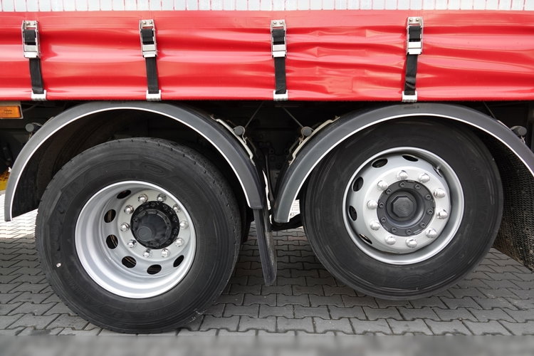 Scania G 320 / 6x2 / FIRANKA- 9 M / + WINDA ZAŁADOWCZA / EURO 6 / oś skrętna i podnoszona / BARDZO MOCNA PODŁOGA SZYNA-DESKA  zdjęcie 33