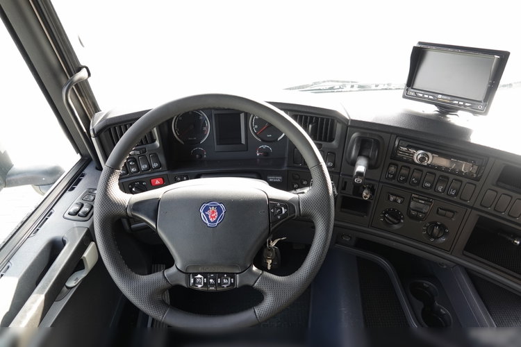 Scania G 320 / 6x2 / FIRANKA- 9 M / + WINDA ZAŁADOWCZA / EURO 6 / oś skrętna i podnoszona / BARDZO MOCNA PODŁOGA SZYNA-DESKA  zdjęcie 41