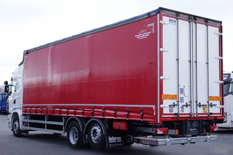 Scania G 320 / 6x2 / FIRANKA- 9 M / + WINDA ZAŁADOWCZA / EURO 6 / oś skrętna i podnoszona / BARDZO MOCNA PODŁOGA SZYNA-DESKA  zdjęcie 4