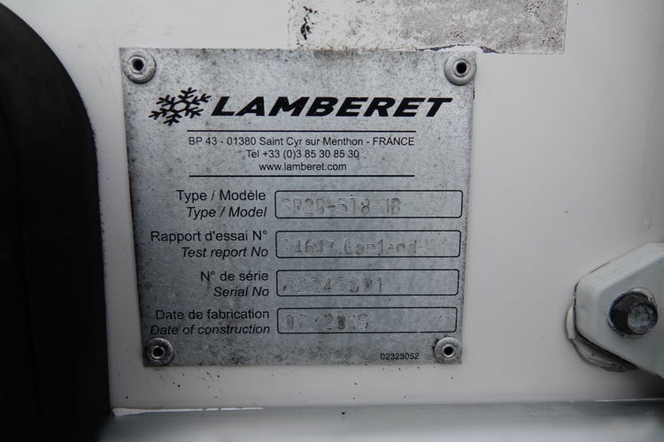 Lamberet / CHŁODNIA / THERMO KING SLX SPECTRUM / BI TEMP / MULTITEMPERATURA / WINDA ZAŁADOWCZA / OŚ PODNOSZONA  zdjęcie 30