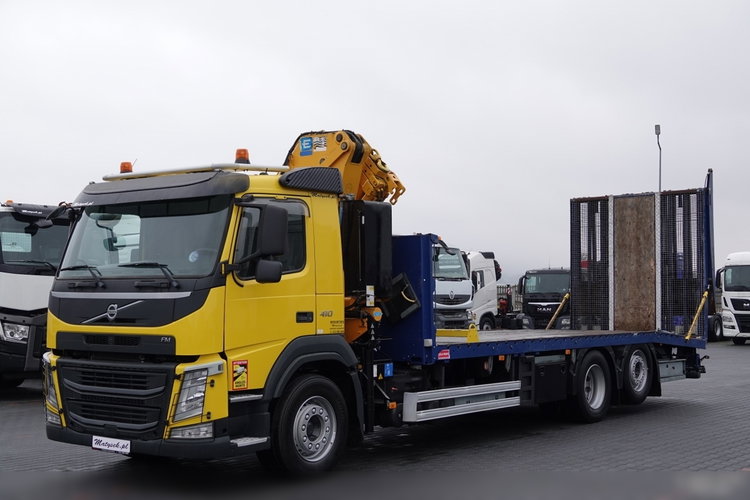 Volvo FM 410 / 6x2 / LAWETA + HDS EFFER 170 / STEROWANIE RADIOWE / OŚ PODNOSZONA / 3 OSIOWY / NAJAZDY HYDRAULICZNE / EURO 6 / WCIĄGARKA + PILOT  zdjęcie 5