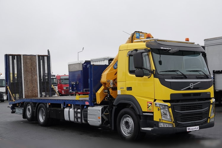 Volvo FM 410 / 6x2 / LAWETA + HDS EFFER 170 / STEROWANIE RADIOWE / OŚ PODNOSZONA / 3 OSIOWY / NAJAZDY HYDRAULICZNE / EURO 6 / WCIĄGARKA + PILOT  zdjęcie 7