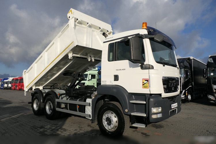 MAN TGS 26.400 / 6x4 / WYWROTKA / HYDROBURTA / BORDMATIC / EURO 5 zdjęcie 7