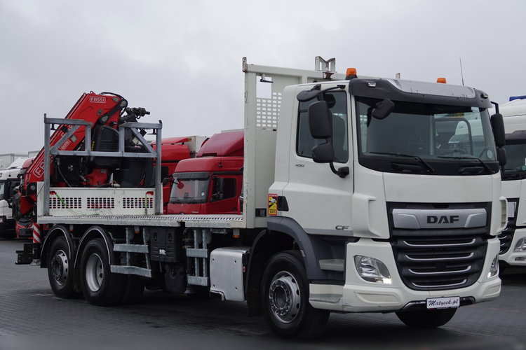 DAF CF 450 / 6x2 / SKRZYNIOWY / HDS FASSI F 245 / 6x WYSÓW- 17 M / ROTATOR / STEROWANIE RADIOWE / EURO 6 / 2018 ROK zdjęcie 14