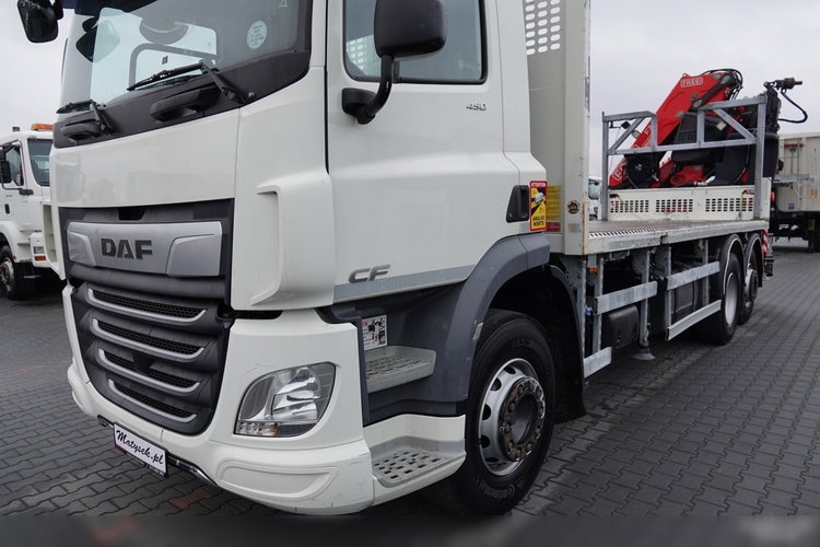 DAF CF 450 / 6x2 / SKRZYNIOWY / HDS FASSI F 245 / 6x WYSÓW- 17 M / ROTATOR / STEROWANIE RADIOWE / EURO 6 / 2018 ROK zdjęcie 16