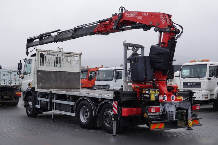 DAF CF 450 / 6x2 / SKRZYNIOWY / HDS FASSI F 245 / 6x WYSÓW- 17 M / ROTATOR / STEROWANIE RADIOWE / EURO 6 / 2018 ROK zdjęcie 3