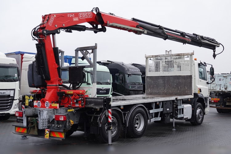 DAF CF 450 / 6x2 / SKRZYNIOWY / HDS FASSI F 245 / 6x WYSÓW- 17 M / ROTATOR / STEROWANIE RADIOWE / EURO 6 / 2018 ROK zdjęcie 4