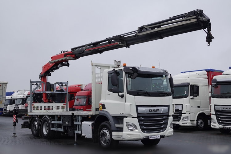 DAF CF 450 / 6x2 / SKRZYNIOWY / HDS FASSI F 245 / 6x WYSÓW- 17 M / ROTATOR / STEROWANIE RADIOWE / EURO 6 / 2018 ROK zdjęcie 5