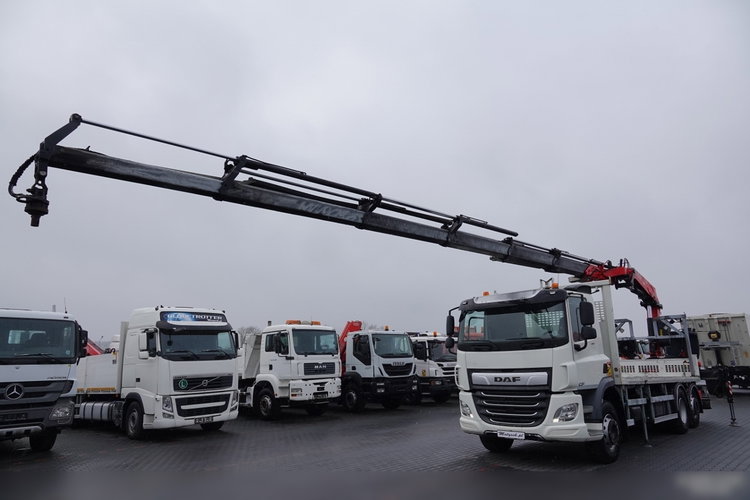 DAF CF 450 / 6x2 / SKRZYNIOWY / HDS FASSI F 245 / 6x WYSÓW- 17 M / ROTATOR / STEROWANIE RADIOWE / EURO 6 / 2018 ROK zdjęcie 6