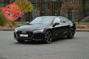 Audi A7 45TFSi 2022r. JAK NOWA B&O Virtual HeadUp Dociągi Radar 21"RS Fv23