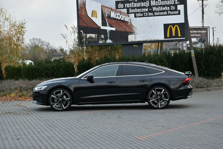 Audi A7 45TFSi 2022r. JAK NOWA B&O Virtual HeadUp Dociągi Radar 21"RS Fv23 zdjęcie 3