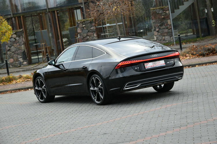 Audi A7 45TFSi 2022r. JAK NOWA B&O Virtual HeadUp Dociągi Radar 21"RS Fv23 zdjęcie 4