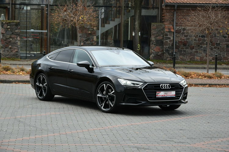 Audi A7 45TFSi 2022r. JAK NOWA B&O Virtual HeadUp Dociągi Radar 21"RS Fv23 zdjęcie 8