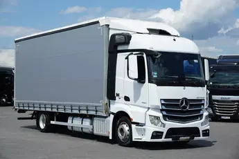 Mercedes ACTROS / 1830 ACC / E 6 / FIRANKA / 19 PALET / ŁAD. 8592 KG