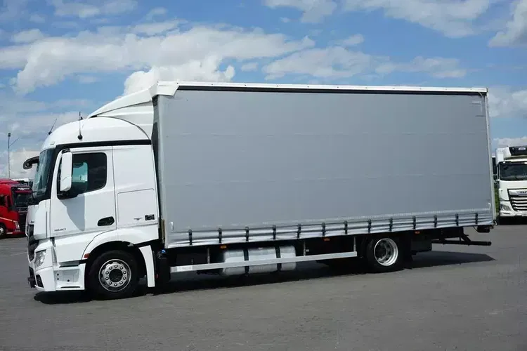 Mercedes ACTROS / 1830 ACC / E 6 / FIRANKA / 19 PALET / ŁAD. 8592 KG zdjęcie 3