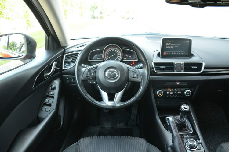 Mazda 3 Zarejestrowana 2.2D 150KM Serwis Navi I-stop Alu Gwarancja zdjęcie 24