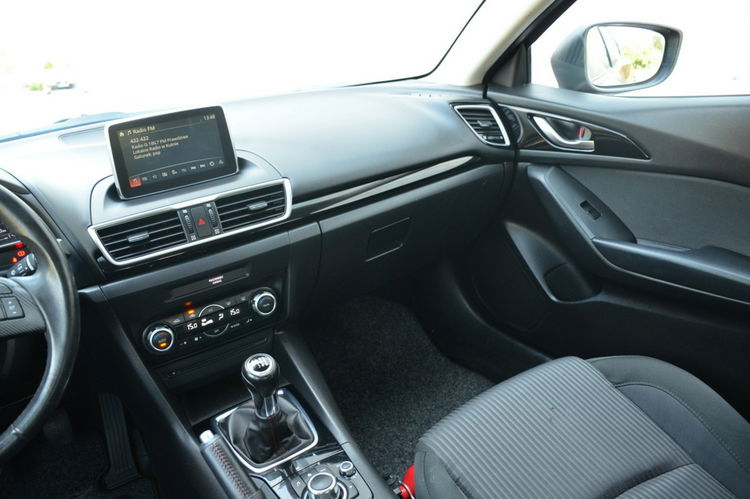 Mazda 3 Zarejestrowana 2.2D 150KM Serwis Navi I-stop Alu Gwarancja zdjęcie 25