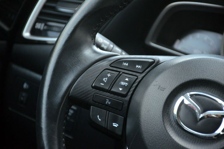 Mazda 3 Zarejestrowana 2.2D 150KM Serwis Navi I-stop Alu Gwarancja zdjęcie 28