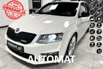 Skoda Octavia RS 2.0 TDI 184KM DSG LED AppleCar Bi-Xenon Duża Navi Panorama Black