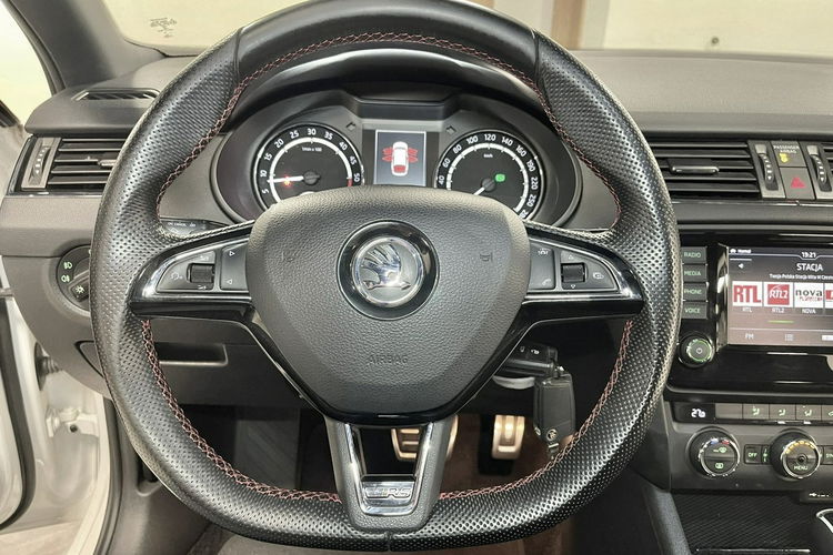 Skoda Octavia RS 2.0 TDI 184KM DSG LED AppleCar Bi-Xenon Duża Navi Panorama Black zdjęcie 27