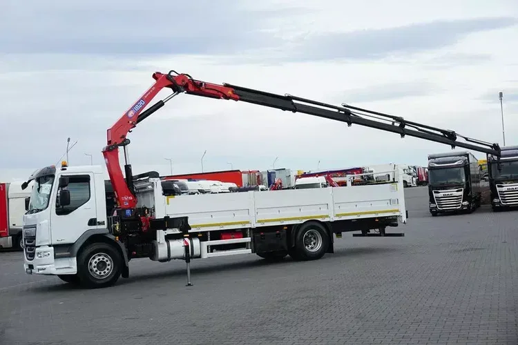 DAF LF / 320 / ACC / SKRZYNIOWY + HDS / HMF 1820 K 5 / WYS. 14.9 M / DŁ . 7, 5 M zdjęcie 4