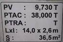 Naczepa chłodnia Lamberet / Carrier Vector 1950 MT (Multitemperatura) / winda Dhollandia 2500 kg zdjęcie 9