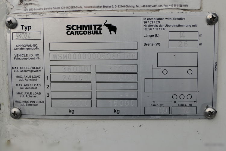 SCHMITZ CHŁODNIA / MULTI TEMPERATURA / DOPPELSTOCK/ THERMO KING SLX SPECTRUM / BI TEMP / OŚ PODNOSZONA  zdjęcie 26